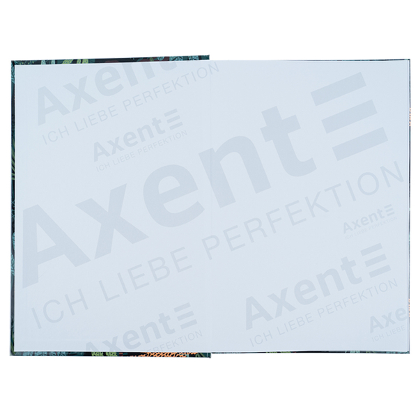 Книга записная Axent Leopard A4 в клеточку 96 листов зеленая (8422-557-A) - Pampik - 2