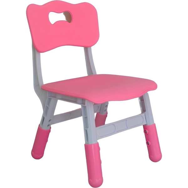 Стілець дитячий Lindo до квадратного столу рожевий (1369 рож) - Pampik