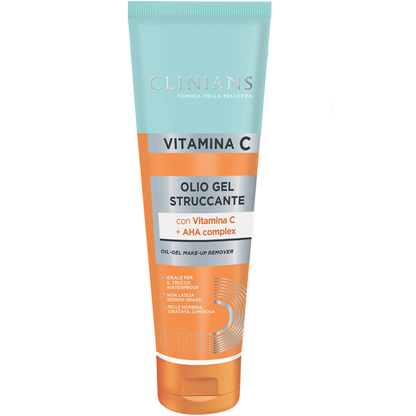Олія-гель для зняття макіяжу Clinians Vitamina C Olio Gel Struccante 125 мл - Pampik