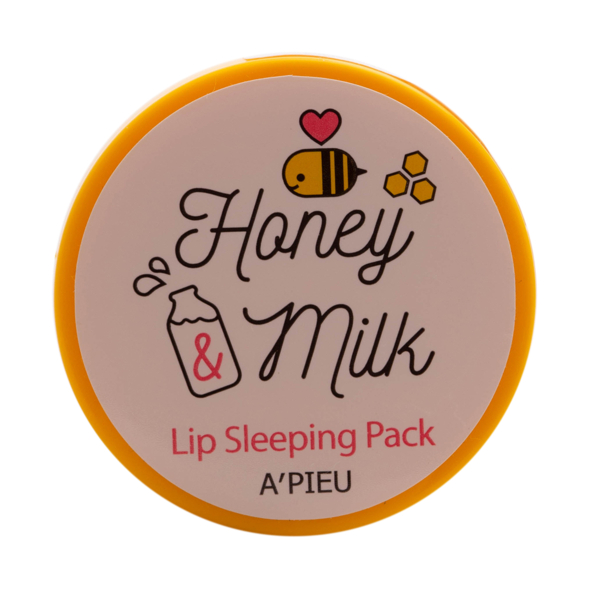 Ночная маска для губ A'pieu Honey &amp; MilkLip Sleeping Pack с медом и молоком 6.7 г - Pampik