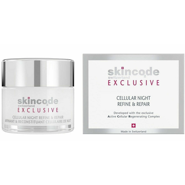 Крем для лица Skincode Exclusive Cellular Night Refine & Repair восстанавливающий 50 мл - Pampik