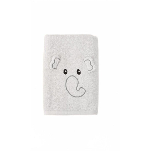 Рушник дитячий Irya Jumbo a.gri, 75х50 см, світло-сірий (svt-2000022318105) - Pampik