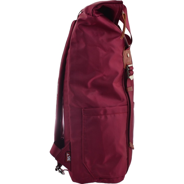 Рюкзак міський Yes Roll-top T-58 Bright Rose, бордовий (557255) - Pampik - 2