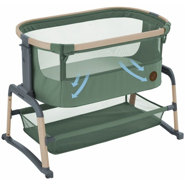 Приставне ліжечко Maxi-Cosi Iora Air Beyond Green (2121045110) - Pampik - 5