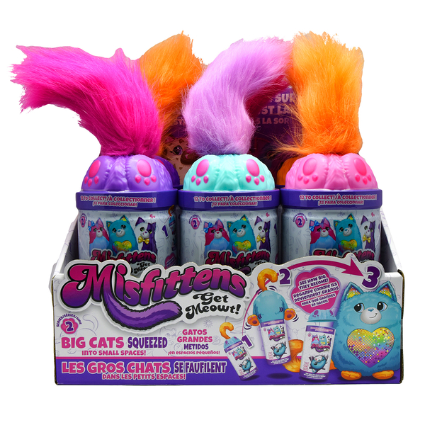 М'яка іграшка Misfittens Котик у банці, 23 см, в асортименті (03936(W2)) - Pampik - 8