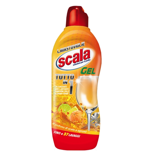 Гель для посудомийних машин Scala Lavastoviglie gel Agrumi, 750 мл - Pampik