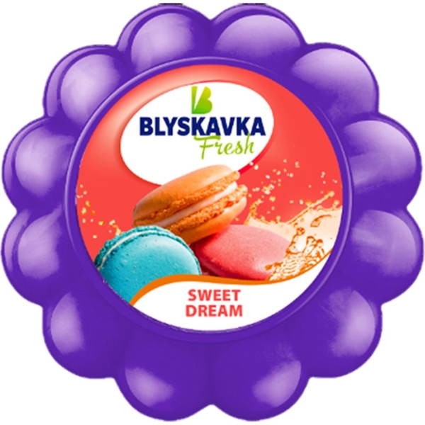 Гелевий освіжувач Blyskavka Fresh Ваніль-кориця, 1 шт. - Pampik