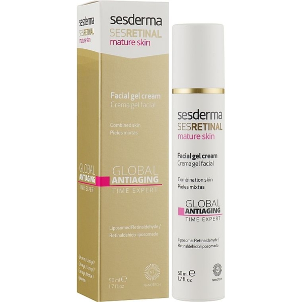 Омолоджуючий крем-гель для обличчя Sesderma Sesretinal Mature Skin Gel Cream, 50 мл - Pampik