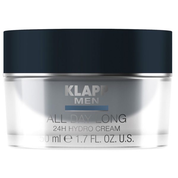 Крем для обличчя Klapp Men Day Long 24h Hydro Cream, зволожувальний, 50 мл - Pampik