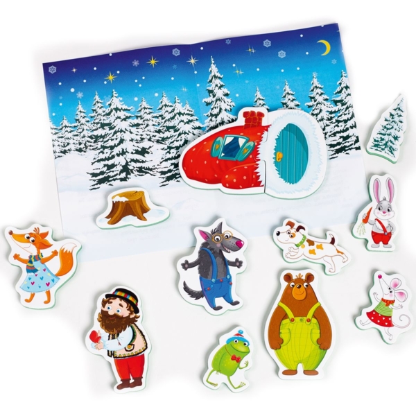 Магнитный театр Vladi Toys Академія розвитку Рукавичка укр. язык (VT3206-28) - Pampik - 3