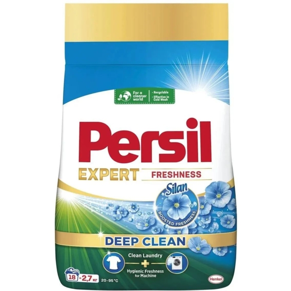 Стиральный порошок Persil Expert Deep Clean Свежесть от Silan, 2.7 кг - Pampik