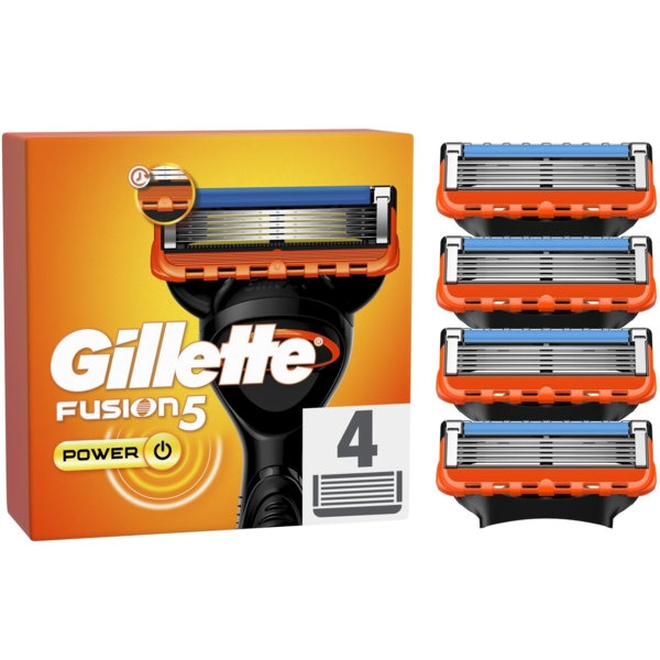 Змінні картриджі для гоління чоловічі Gillette Fusion5 4 шт. - Pampik