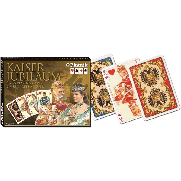 Карты игральные Piatnik Австрийская Империя, 2 колоды по 55 карт (PT-213847) - Pampik