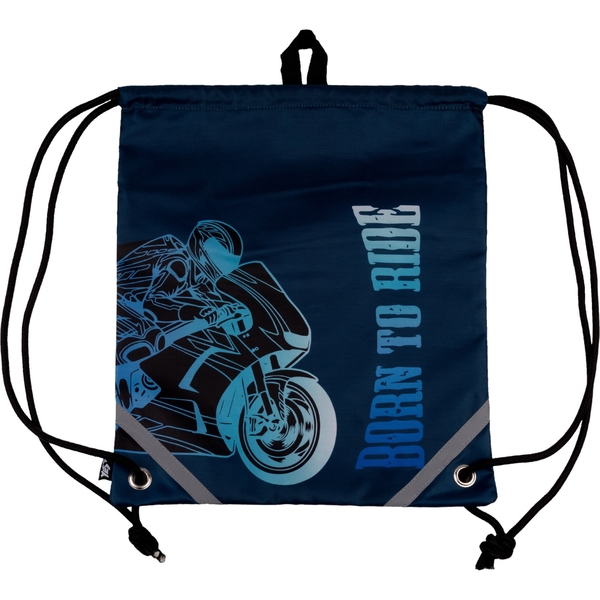 Сумка для взуття Yes SB-10 Born to Ride, синій (533468) - Pampik