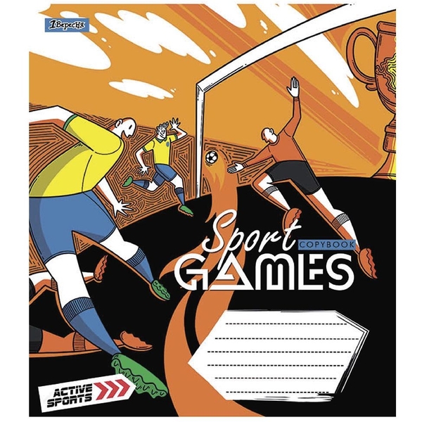 Тетрадь общая 1 Вересня Sport Games, A5, в клеточку, 36 листов - Pampik - 5