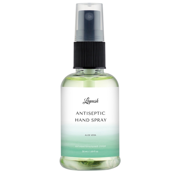 Антибактеріальний спрей для рук Lapush Aloe Vera, 50 мл (LP_ANS_ALVR_50) - Pampik