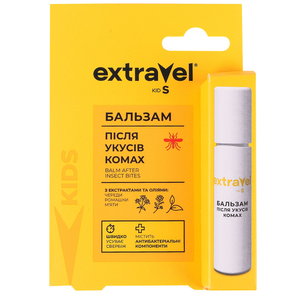 Бальзам Extravel Kids після укусів комах 7 мл - Pampik