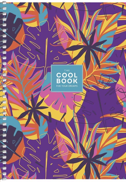 Тетрадь для записей Student Красивые листочки, А5, в клеточку, спираль, 80 листов (A5-SC-080-6090K) - Pampik - 2