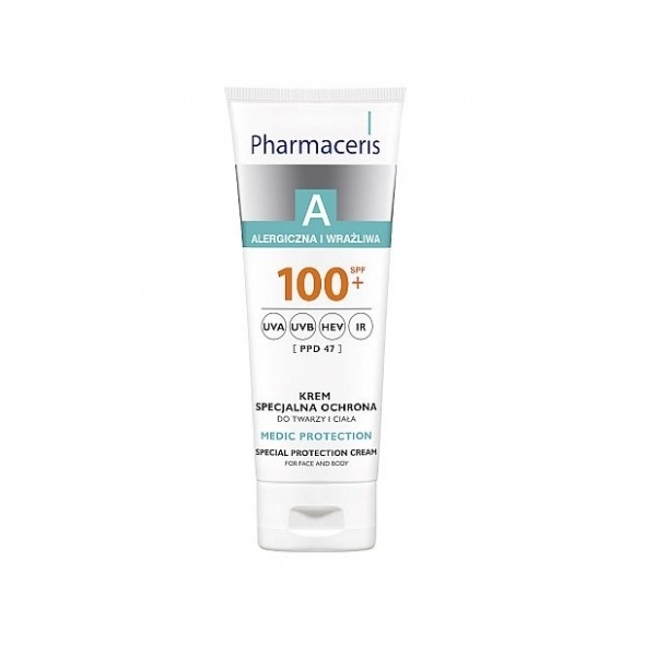 Крем защитный для лица Pharmaceris A Medic Protection Special Protection Cream SPF 100+, 75 мл (E16007) - Pampik