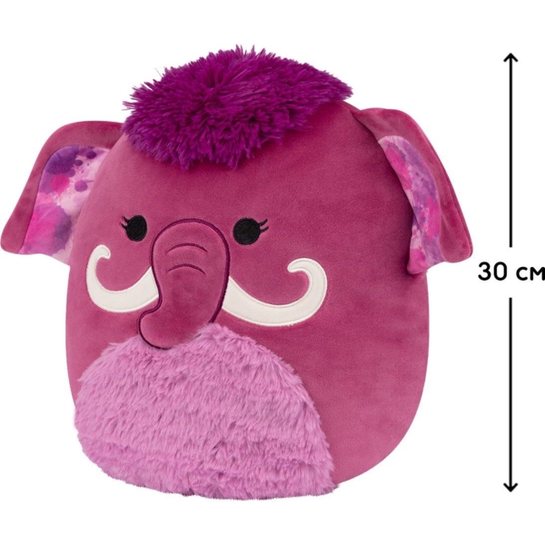 Мягкая игрушка Squishmallows Мамонт Магдалена, 30 см (SQCR04152) - Pampik - 4