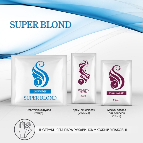 Освітлювач для волосся Acme Color Super Blond, 85 г - Pampik - 3