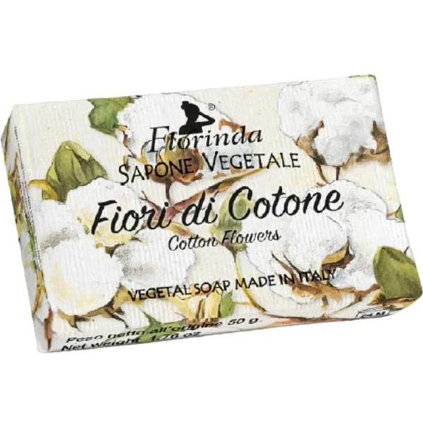 Мило натуральне Florinda Квіти хлопка, 50 г - Pampik