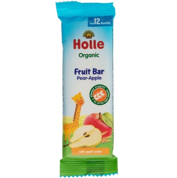 Фруктовый батончик Holle Груша-Яблоко, органический, 25 г (94120) - Pampik