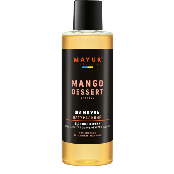 Натуральний відновлюючий шампунь Mayur Манго, 200 мл - Pampik