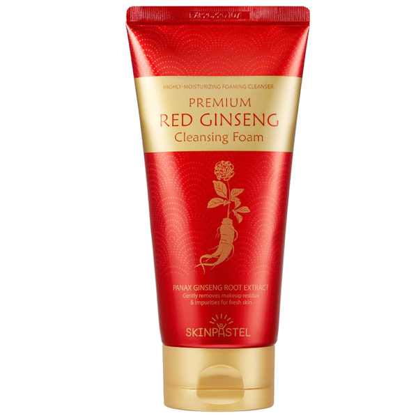 Пенка для умывания Skinpastel Premium Red Ginseng Foam Cleansing, 150 мл - Pampik