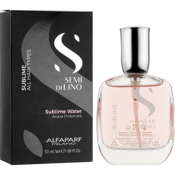 Спрей для волос и тела Alfaparf Milano Semi Di Lino Sublime Water, 50 мл - Pampik