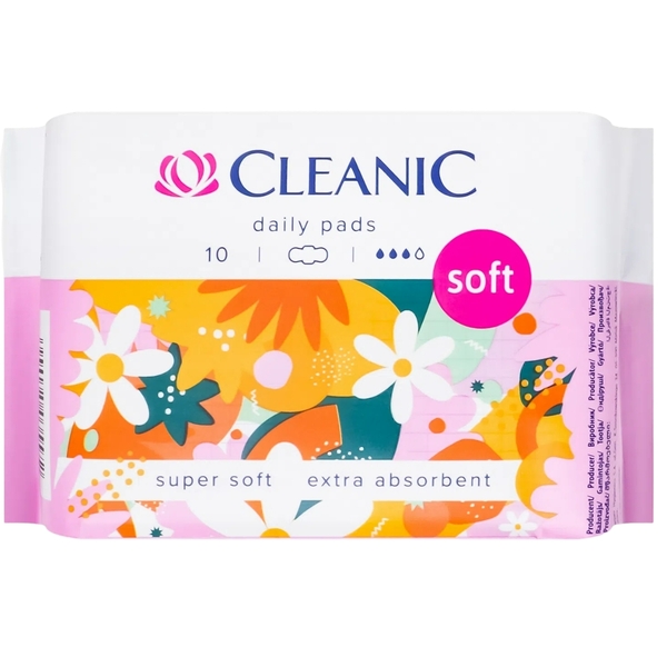 Гігієнічні прокладки Cleanic Soft Day 10 шт. - Pampik