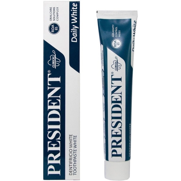 Зубная паста President Toothpaste White, 75 мл - Pampik