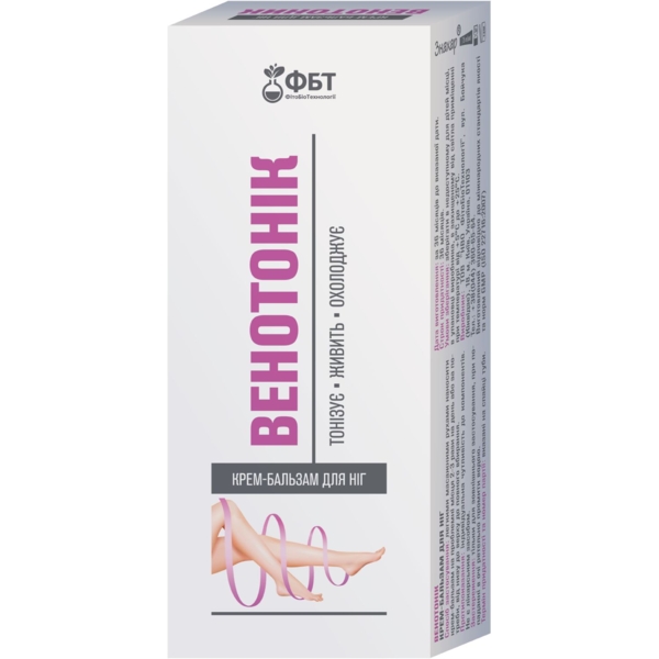 Крем-бальзам для ніг Знахар Венотонік, 75 мл - Pampik