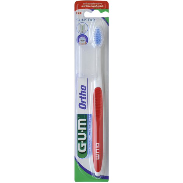 Зубна щітка GUM Orthodontic, м'яка, в асортименті - Pampik - 7