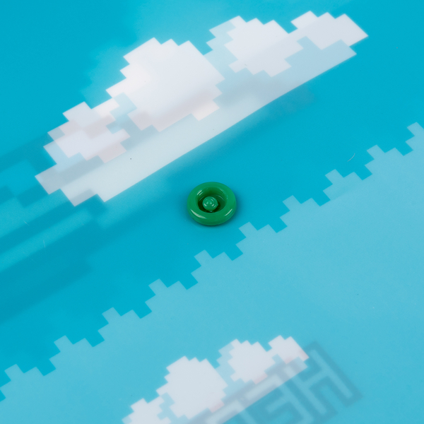 Папка-конверт Yes 8bit UA, В5, с кнопкой (492167) - Pampik - 3