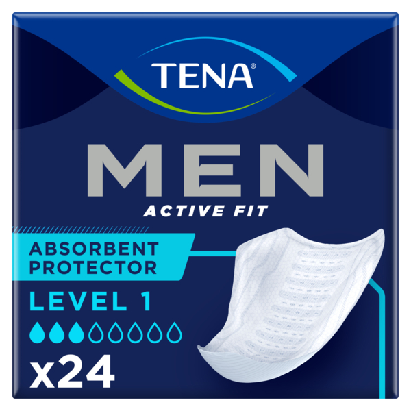Урологічні прокладки для чоловіків Tena Men Active Fit Level 1, 24 шт. - Pampik