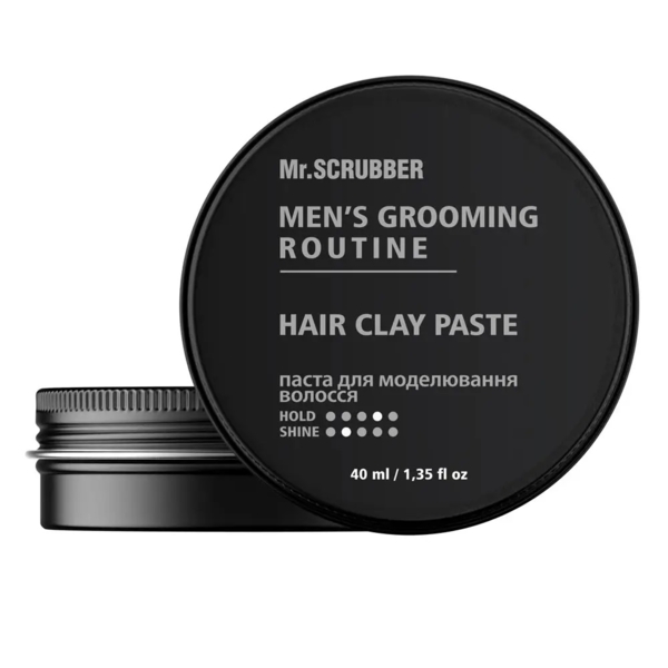 Паста для моделювання волосся Mr.Scrubber Men's Grooming Routine, 40 мл - Pampik
