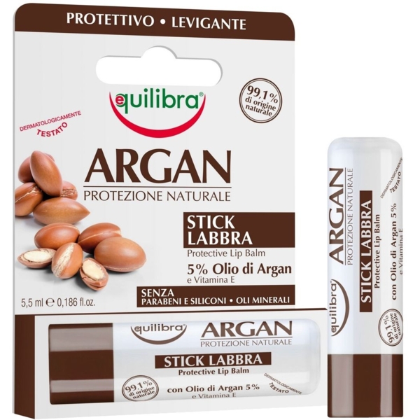 Бальзам для губ Equilibra Argan Protective Lip Balm 5.5 мл - Pampik
