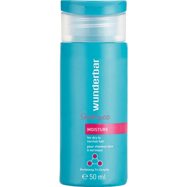 Шампунь увлажняющий Wunderbar Moisture, для нормальных и сухих волос, 50 мл - Pampik