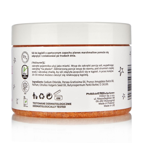 Соль для ванн HiSkin Crazy Body Marshmallow 300 г - Pampik - 3