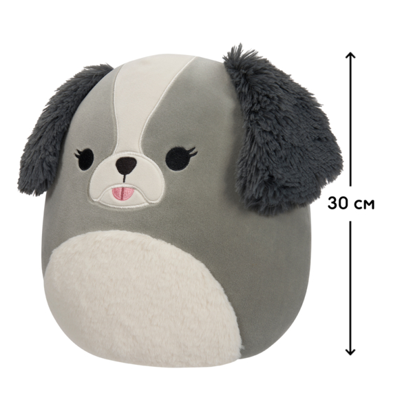 М'яка іграшка Squishmallows Ши-тцу Малу 30 см (SQCR04154) - Pampik - 4