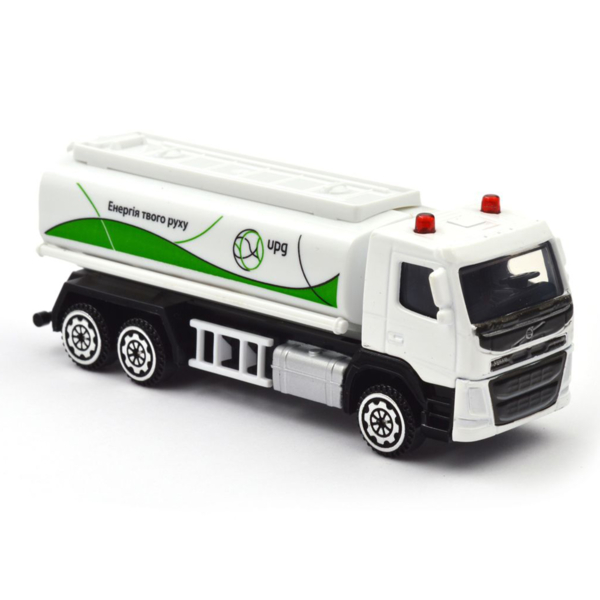 Автомодель TechnoDrive Volvo Газовоз UPG белая (250301) - Pampik - 7