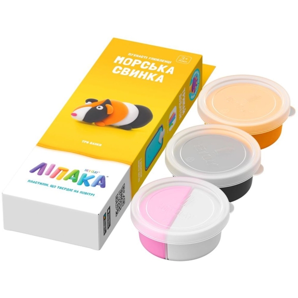 Набір пластиліну Ліпака Пухнасті улюбленці Морська свинка (30114-UA01) - Pampik - 2