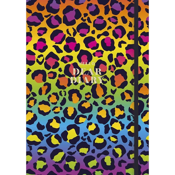 Зошит для ескізів Muse, А5, без лініювання, 80 арк., леопардовий принт (A5-3C-080-376) - Pampik