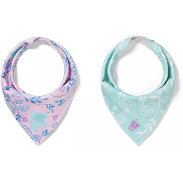 Нагрудник-платок BabyOno Ласточки, 2 шт. (879/13) - Pampik