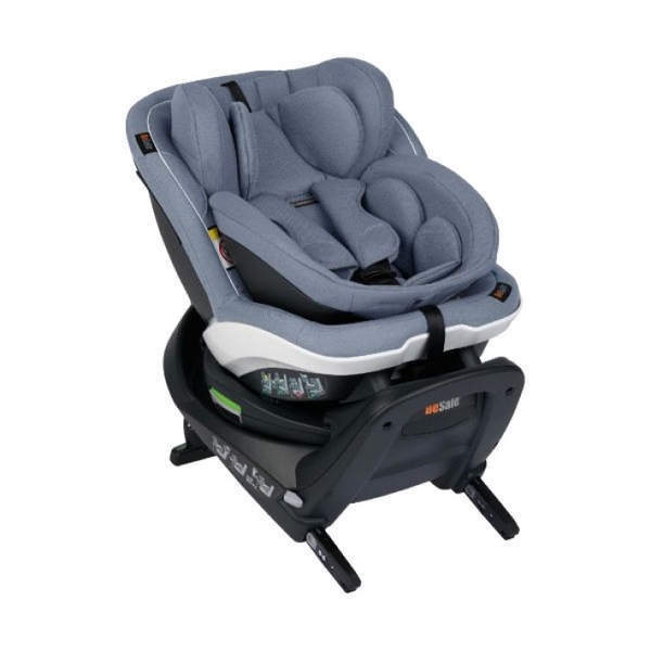 Автокрісло BeSafe iZi Turn B i-Size Cloud Melange, сіре (11009873-CloudM) - Pampik