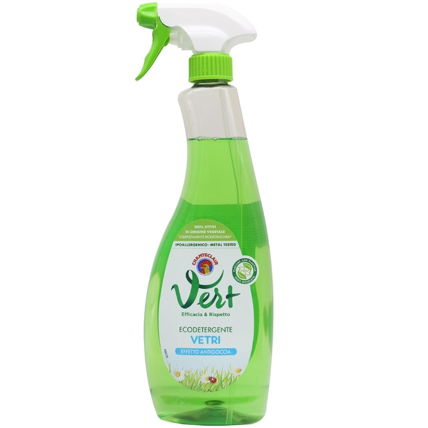 Засіб для миття скла та дзеркал Chante Clair Vert Vetri 625 мл - Pampik