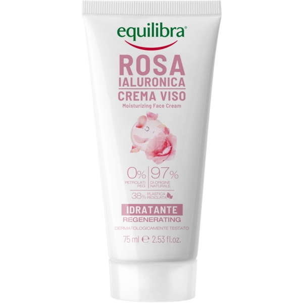 Крем для обличчя Equilibra Rose Moisturizing Face Cream 75 мл - Pampik