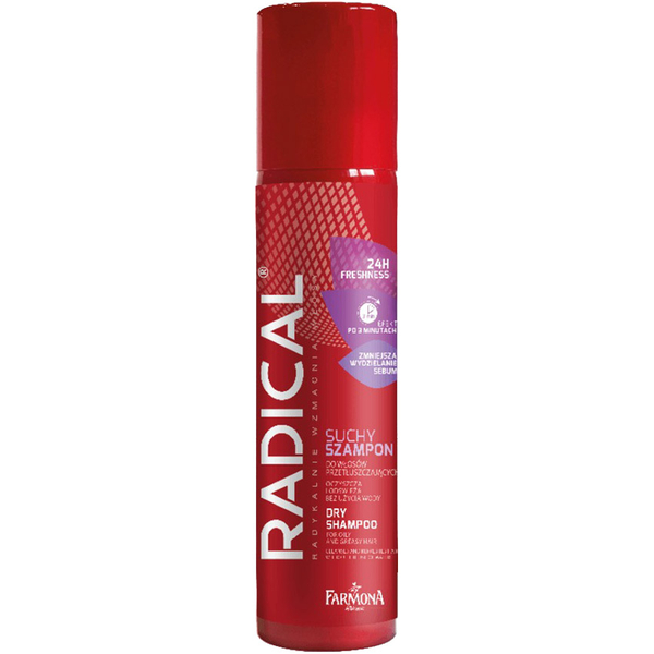 Сухий шампунь Farmona Radical Екстра Свіжість для жирного волосся, 180 мл - Pampik