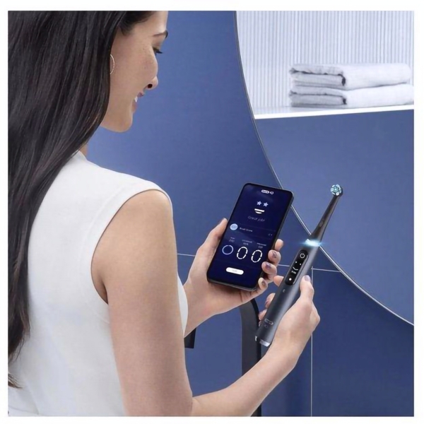 Электрическая зубная щетка Oral-B iO Series 9 Black, IOM9.1B2.2AD типа 3758 - Pampik - 7